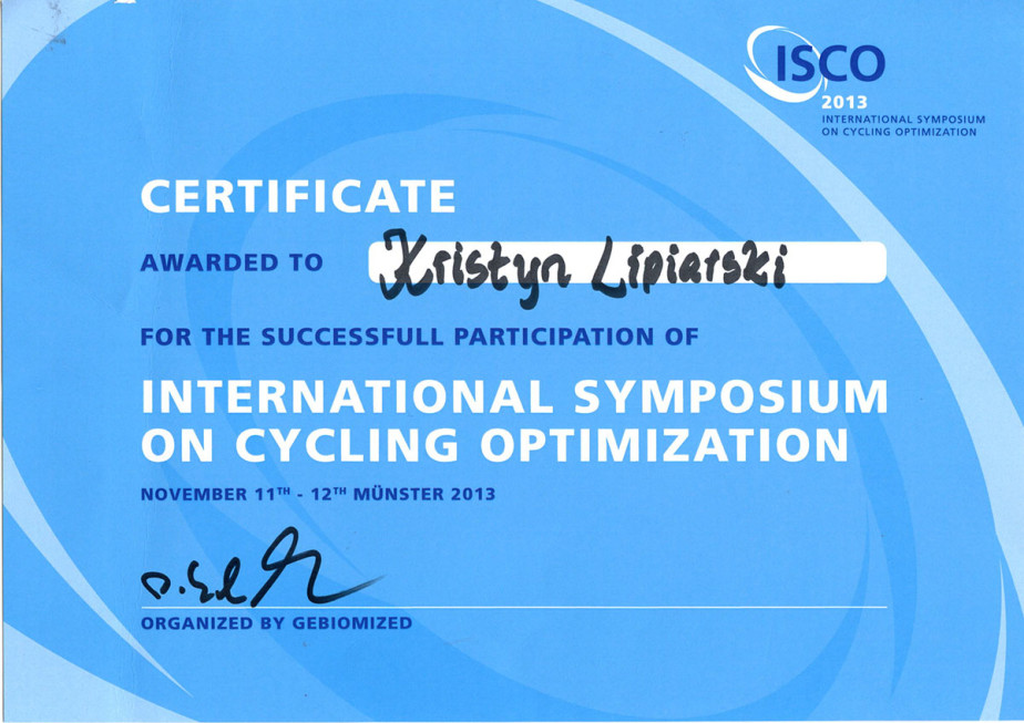 Certyfikat ISCO